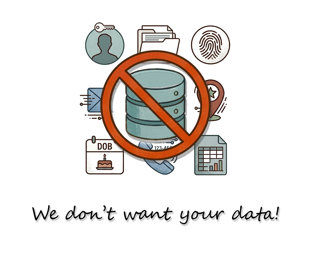 No data leaves your device